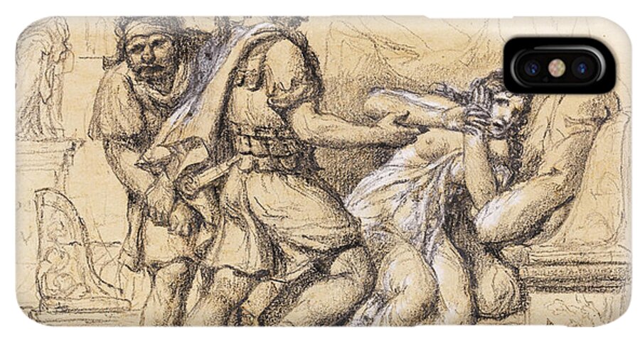 The Rape of Lucretia iPhone XS Max Case by Jacques-Louis David