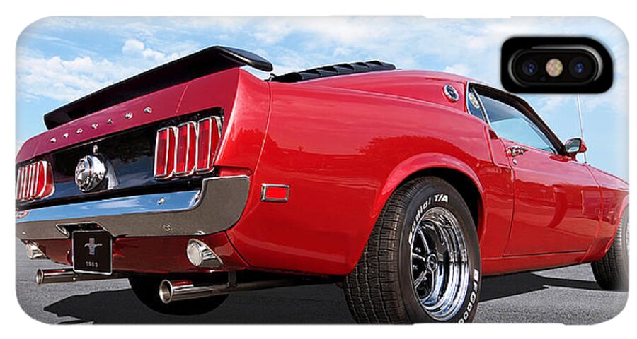 1969 Mustang Rear Low Angle iPhone XS Max Case by Gill Billington