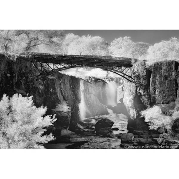 Waterfalls Poster featuring the photograph Paterson Great Falls #1 by Susan Candelario