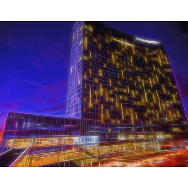Naptown Poster featuring the photograph @jwmarriottindy @marriotthotels by David Haskett II