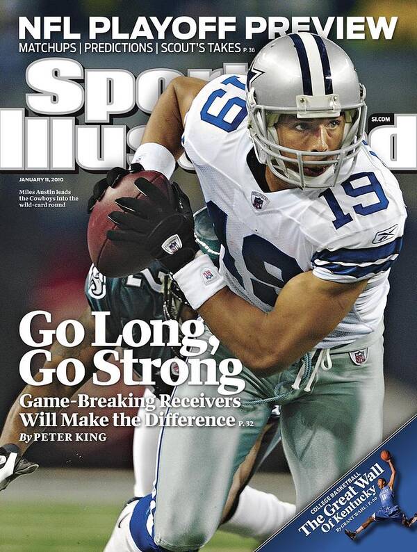 Sports Illustrated Poster featuring the photograph Dallas Cowboys Miles Austin... Sports Illustrated Cover #1 by Sports Illustrated
