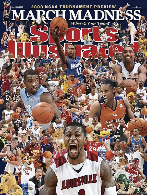 Sports Illustrated Poster featuring the photograph 2009 March Madness College Basketball Preview Sports Illustrated Cover by Sports Illustrated