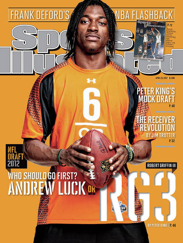 Magazine Cover Poster featuring the photograph 2012 Nfl Draft Preview Issue Sports Illustrated Cover by Sports Illustrated