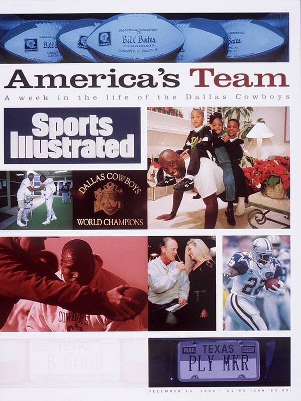 Magazine Cover Poster featuring the photograph A Week In The Life Of The Dallas Cowboys Sports Illustrated Cover by Sports Illustrated