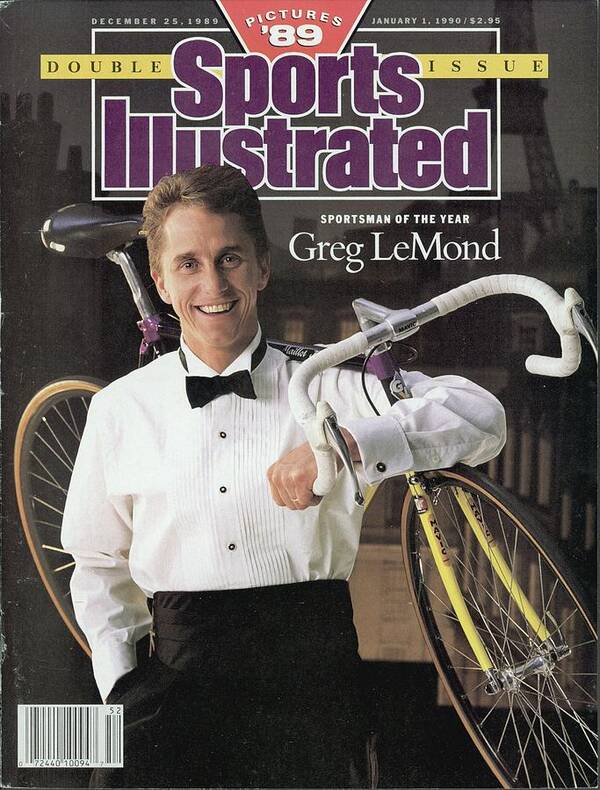 Magazine Cover Poster featuring the photograph Adr Agrigel Greg Lemond, 1989 Sportsman Of The Year Sports Illustrated Cover by Sports Illustrated