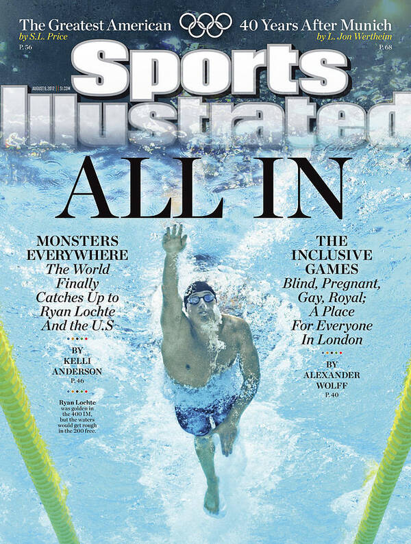 Underwater Poster featuring the photograph All In 2012 Summer Olympics Sports Illustrated Cover by Sports Illustrated