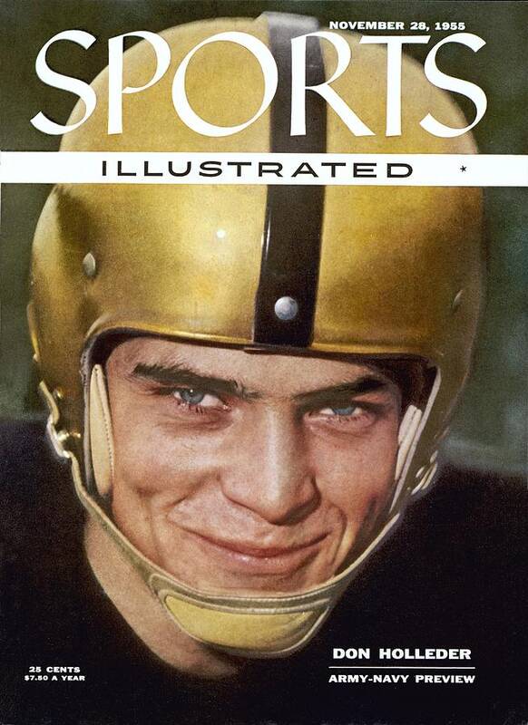 1950-1959 Poster featuring the photograph Army Don Holleder Sports Illustrated Cover by Sports Illustrated