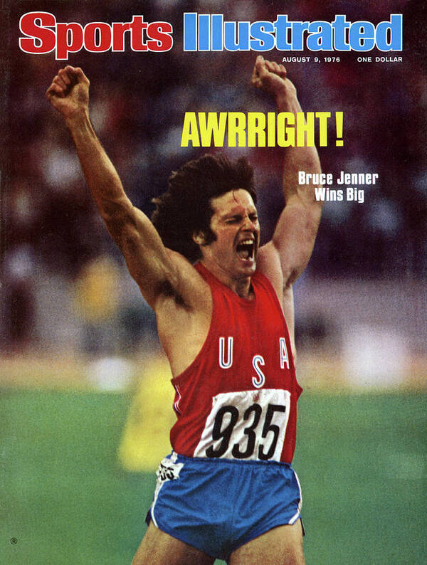 The Olympic Games Poster featuring the photograph Awrright Bruce Jenner Wins Big Sports Illustrated Cover by Sports Illustrated