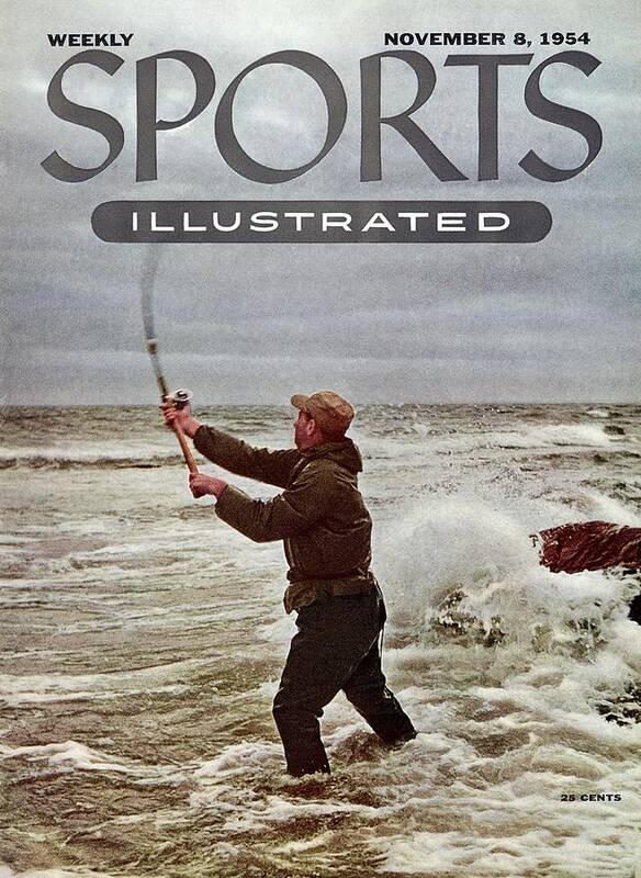 Magazine Cover Poster featuring the photograph Bob Sylvester, Surf Casting Sports Illustrated Cover by Sports Illustrated