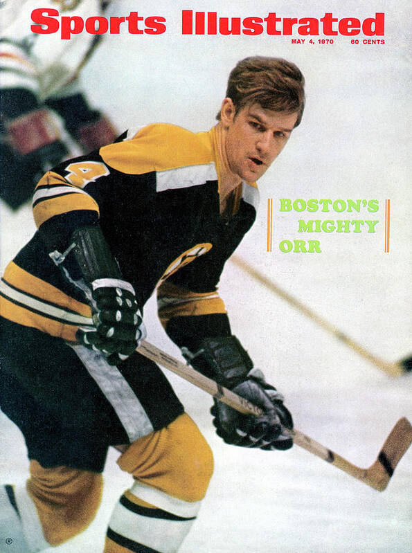 Playoffs Poster featuring the photograph Boston Bruins Bobby Orr, 1970 Nhl Eastern Division Sports Illustrated Cover by Sports Illustrated