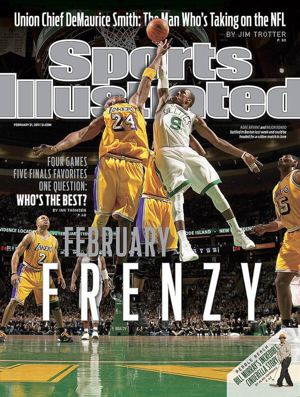Nba Pro Basketball Poster featuring the photograph Boston Celtics Vs Los Angeles Lakers Sports Illustrated Cover by Sports Illustrated