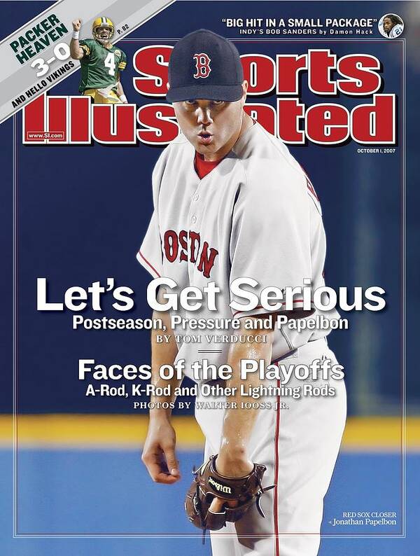 Boston Red Sox Jonathan Papelbon Sports Illustrated Cover Poster by Sports  Illustrated - Fine Art America