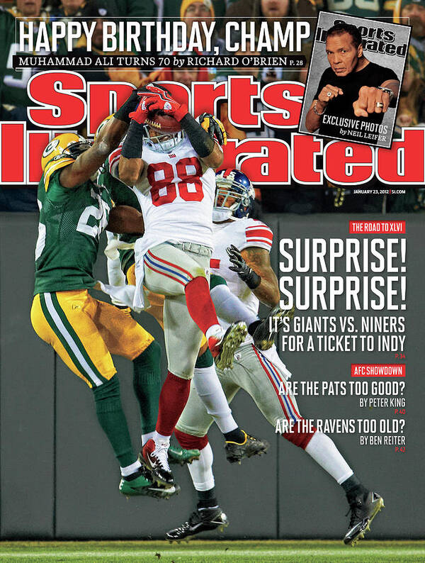 Green Bay Poster featuring the photograph Divisional Playoffs - New York Giants V Green Bay Packers Sports Illustrated Cover by Sports Illustrated