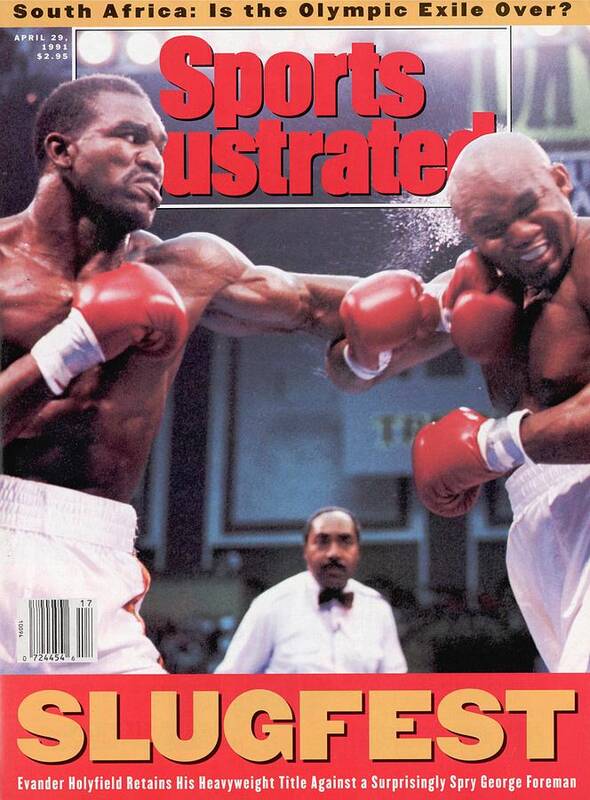 Heavyweight Poster featuring the photograph Evander Holyfield, 1991 Wbcwbaibf Heavyweight Title Sports Illustrated Cover by Sports Illustrated