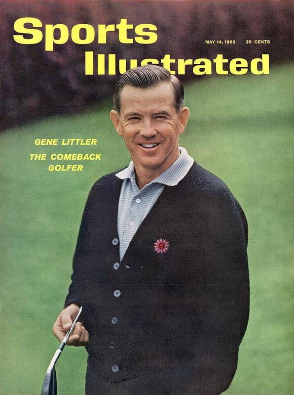 Magazine Cover Poster featuring the photograph Gene Littler, 1962 Masters Sports Illustrated Cover by Sports Illustrated