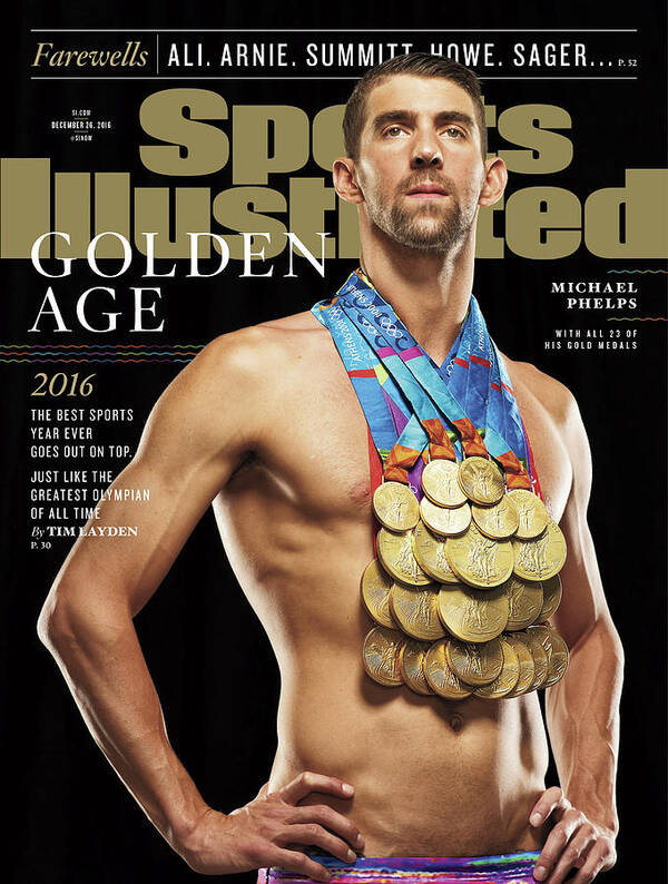 Golden Age Michael Phelps Sports Illustrated Cover Poster by Sports  Illustrated - Sports Illustrated Covers