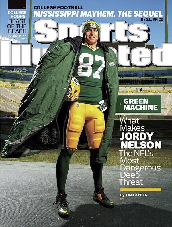 Green Bay Poster featuring the photograph Green Machine What Makes Jordy Nelson The Nfls Most Sports Illustrated Cover by Sports Illustrated