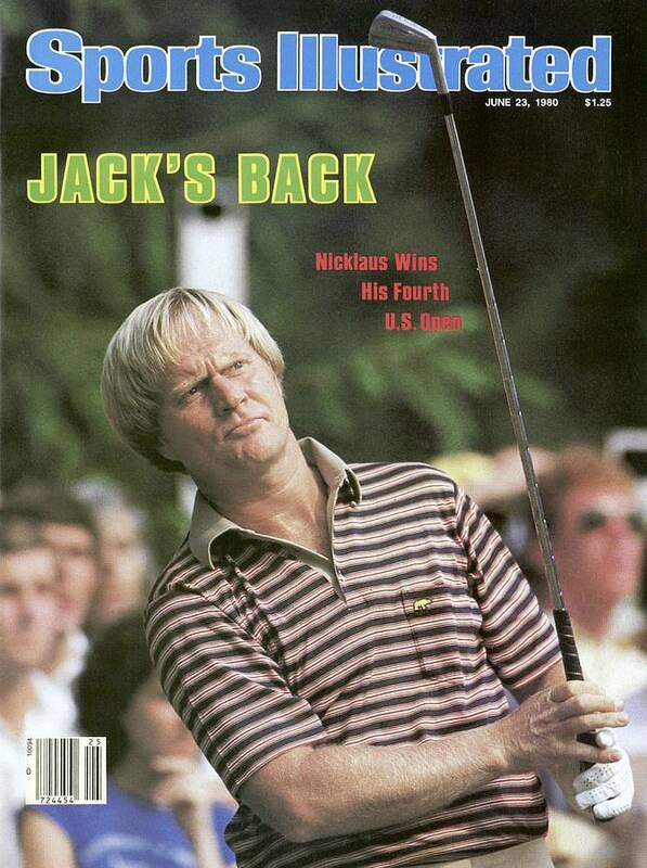 1980-1989 Poster featuring the photograph Jack Nicklaus, 1980 Us Open Sports Illustrated Cover by Sports Illustrated