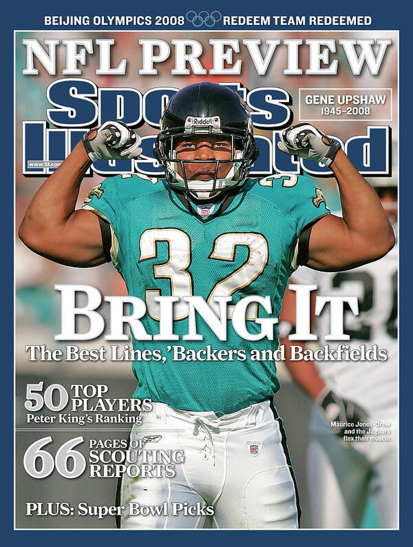 Jacksonville Jaguars Maurice Jones-drew... Sports Illustrated Cover Poster  by Sports Illustrated | Sports Illustrated Covers