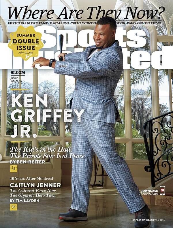 Magazine Cover Poster featuring the photograph Ken Griffey Jr., Where Are They Now Sports Illustrated Cover by Sports Illustrated