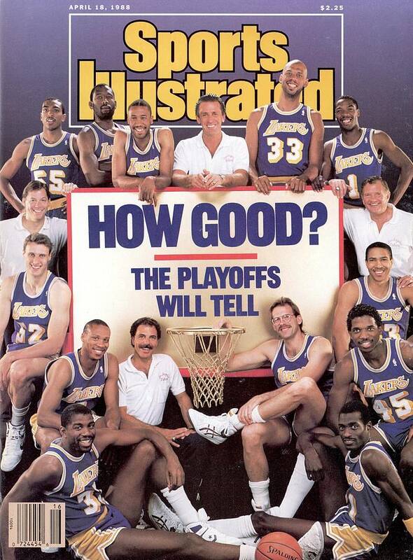 Magazine Cover Poster featuring the photograph Los Angeles Lakers Sports Illustrated Cover by Sports Illustrated