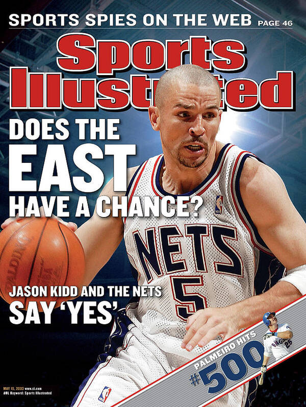 Magazine Cover Poster featuring the photograph New Jersey Nets Jason Kidd, 2003 Nba Eastern Conference Sports Illustrated Cover by Sports Illustrated