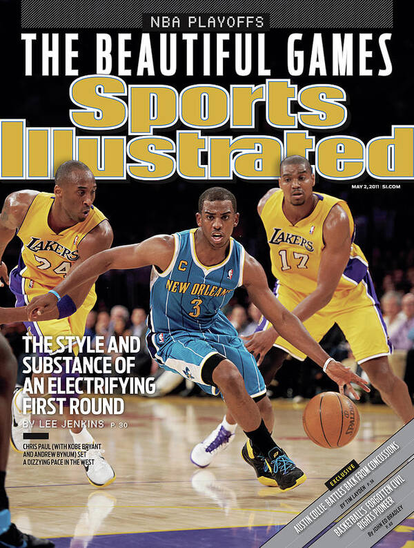 Playoffs Poster featuring the photograph New Orleans Hornets Chris Paul, 2011 Nba Western Conference Sports Illustrated Cover by Sports Illustrated