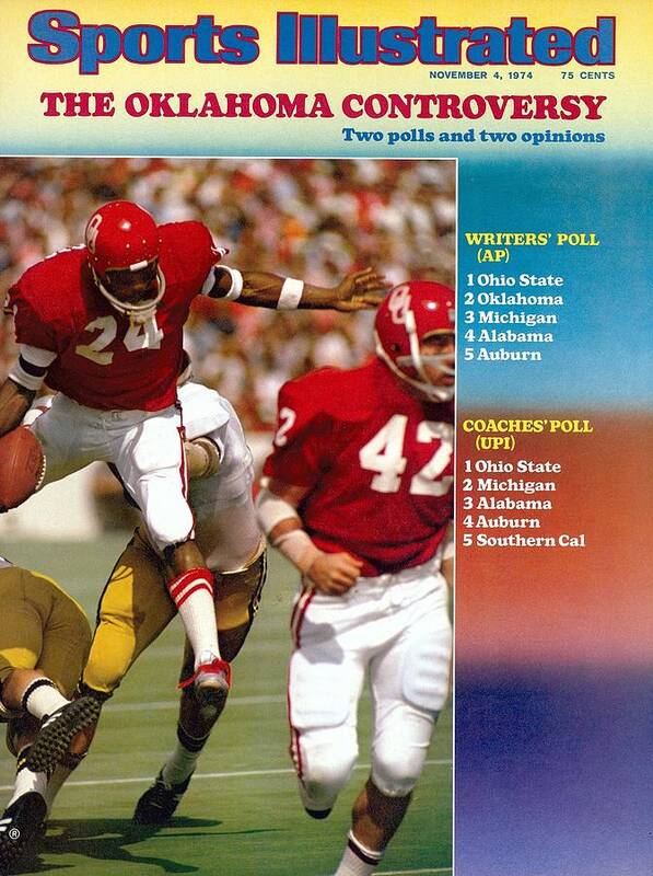 Magazine Cover Poster featuring the photograph Oklahoma Joe Washington... Sports Illustrated Cover by Sports Illustrated