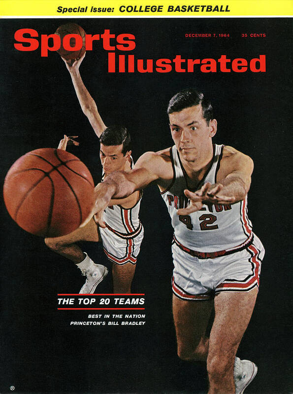 Magazine Cover Poster featuring the photograph Princeton University Bill Bradley Sports Illustrated Cover by Sports Illustrated