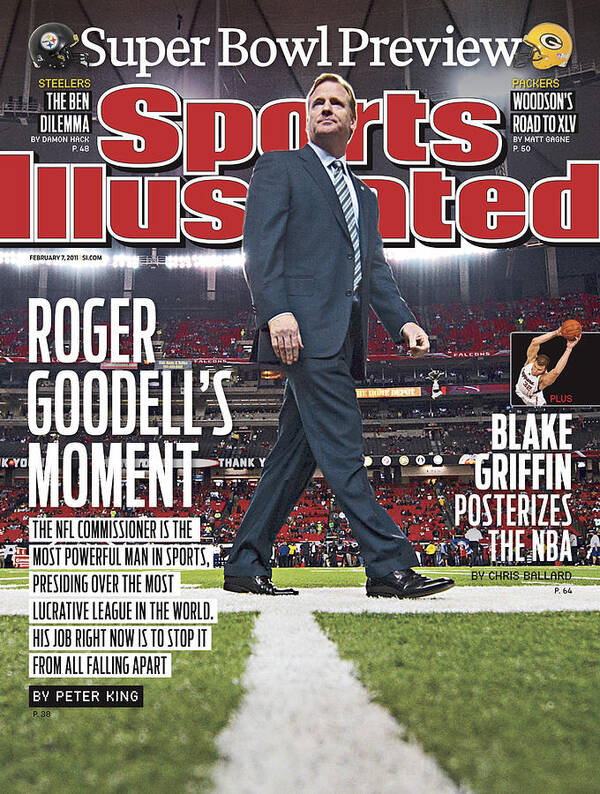 Atlanta Poster featuring the photograph Roger Goodells Moment Sports Illustrated Cover by Sports Illustrated