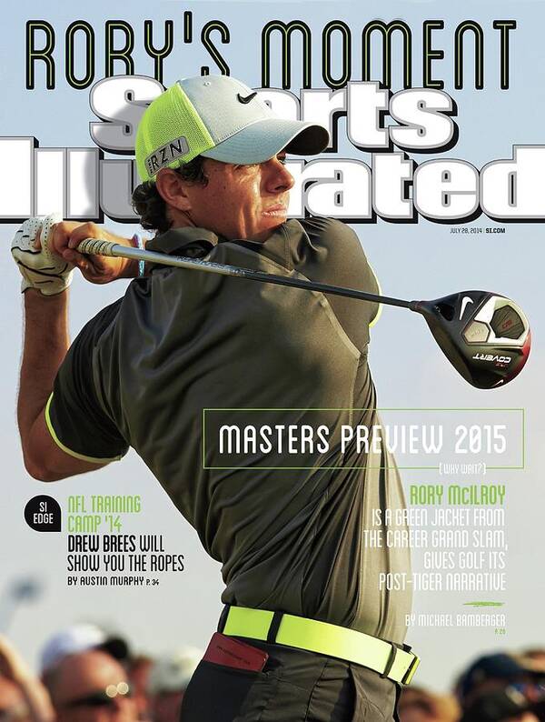 Magazine Cover Poster featuring the photograph Rorys Moment 2014 British Open Sports Illustrated Cover by Sports Illustrated