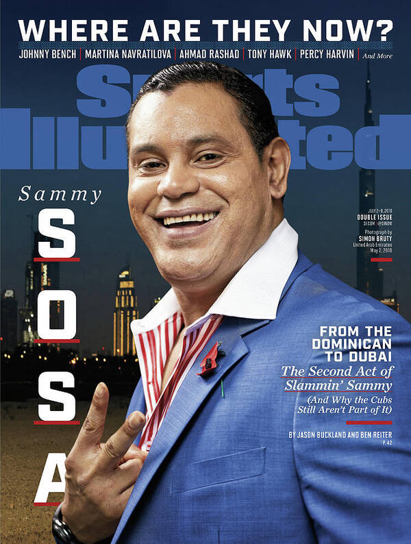 Magazine Cover Poster featuring the photograph Sammy Sosa, Where Are They Now Sports Illustrated Cover by Sports Illustrated