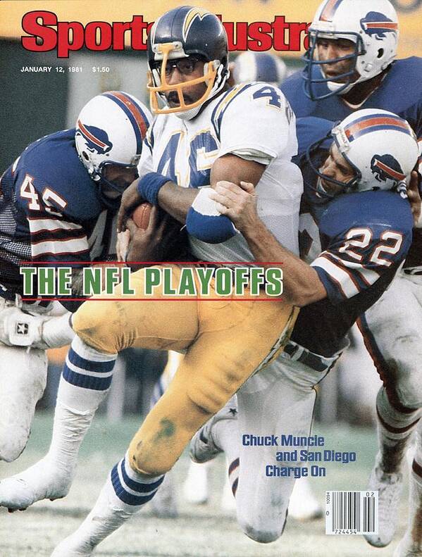 Playoffs Poster featuring the photograph San Diego Chargers Chuck Muncie, 1981 Afc Divisional Sports Illustrated Cover by Sports Illustrated