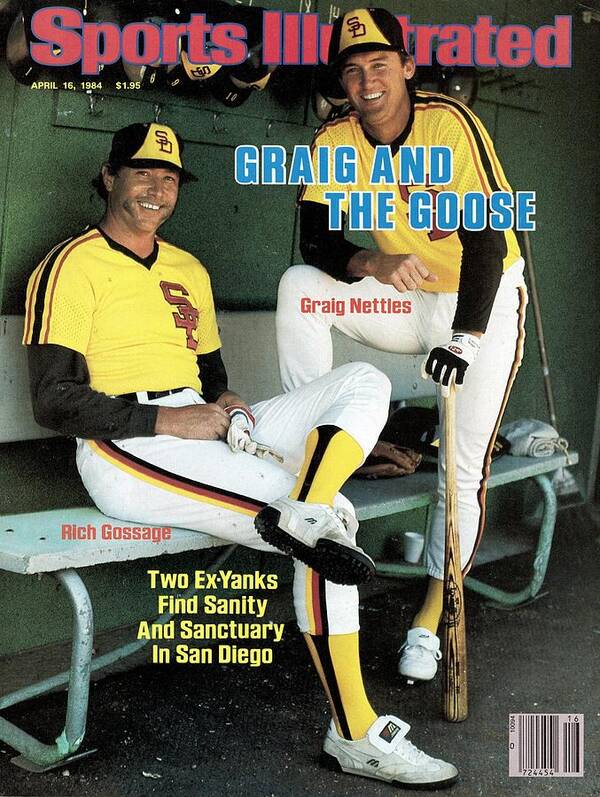 1980-1989 Poster featuring the photograph San Diego Padres Goose Gossage And Graig Nettles Sports Illustrated Cover by Sports Illustrated