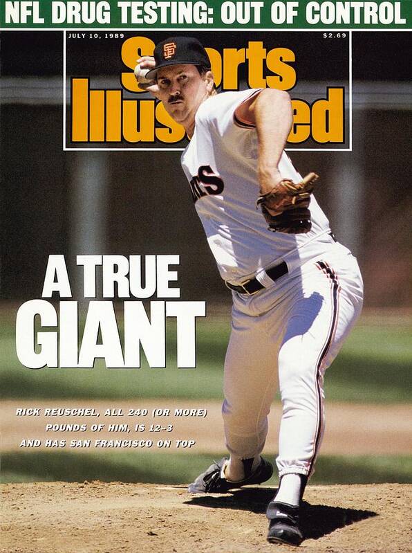Candlestick Park Poster featuring the photograph San Francisco Giants Rick Reuschel... Sports Illustrated Cover by Sports Illustrated