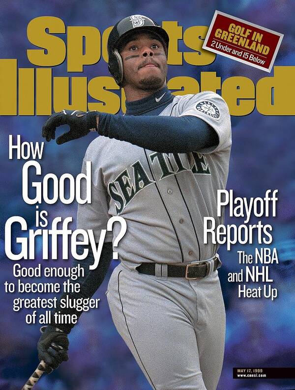 Magazine Cover Poster featuring the photograph Seattle Mariners Ken Griffey Jr... Sports Illustrated Cover by Sports Illustrated