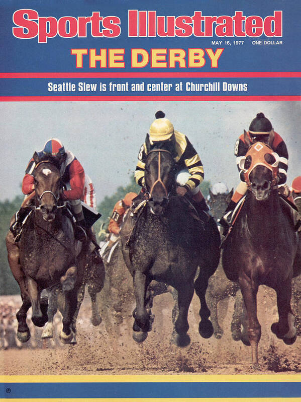 Horse Poster featuring the photograph Seattle Slew, 1977 Kentucky Derby Sports Illustrated Cover by Sports Illustrated