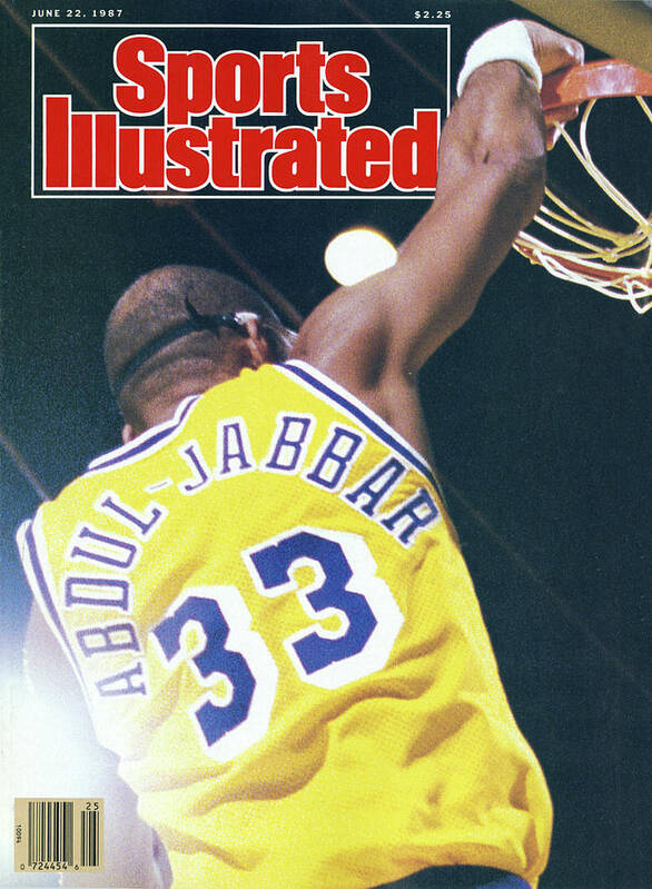 Magazine Cover Poster featuring the photograph Slam The Lakers Beat Boston For The Nba Title Sports Illustrated Cover by Sports Illustrated