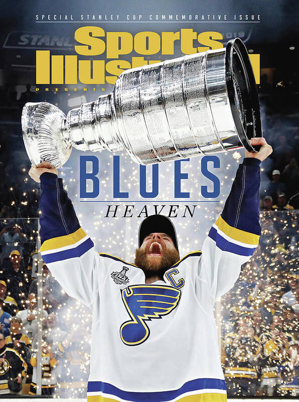 Playoffs Poster featuring the photograph St. Louis Blues, 2019 Nhl Stanley Cup Champions Sports Illustrated Cover by Sports Illustrated