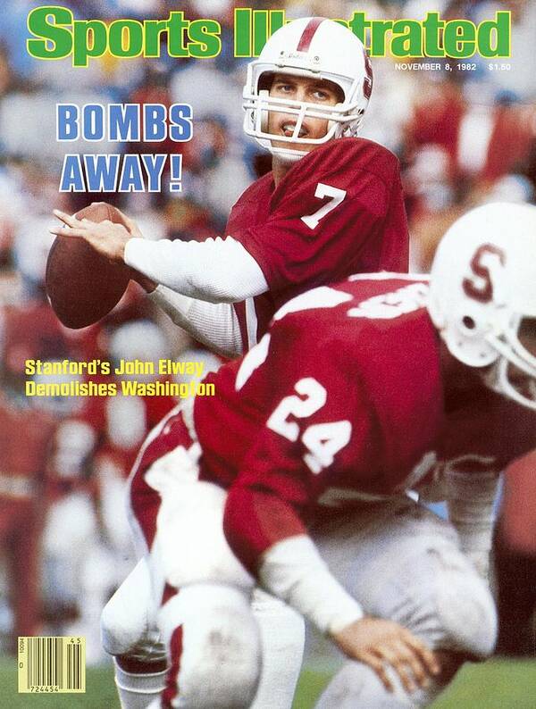 1982 Stanford JOHN ELWAY Glossy 8x10 Photo Print NCAA Football Poster Print 