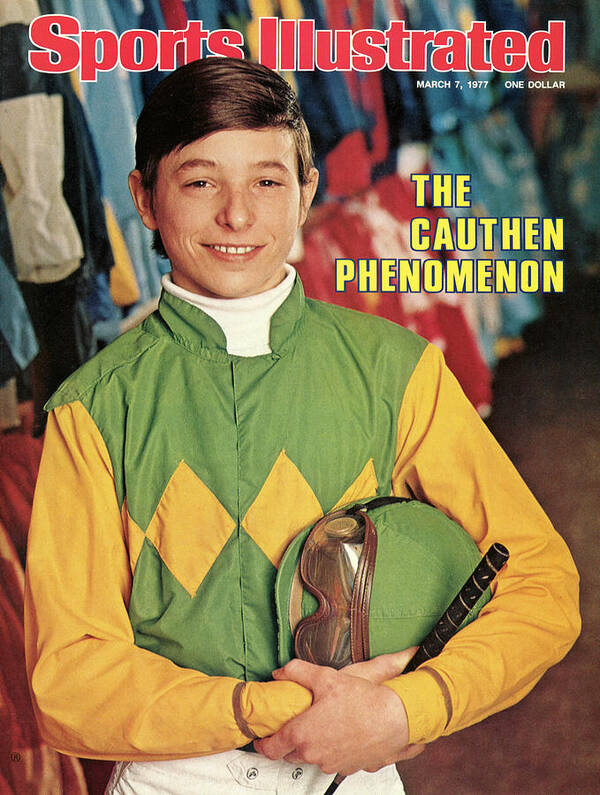 Horse Poster featuring the photograph Steve Cauthen, Horse Racing Jockey Sports Illustrated Cover by Sports Illustrated