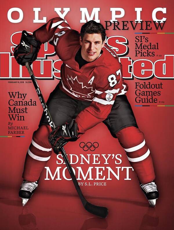 The Olympic Games Poster featuring the photograph Team Canada Sidney Crosby, 2010 Vancouver Olympic Games Sports Illustrated Cover by Sports Illustrated