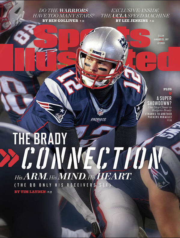 Magazine Cover Poster featuring the photograph The Brady Connection His Arm. His Mind. His Heart. Sports Illustrated Cover by Sports Illustrated
