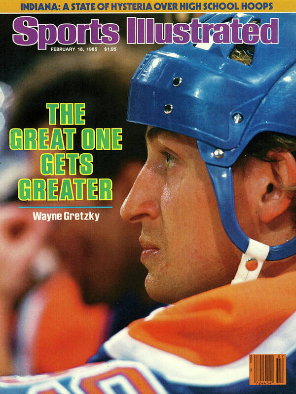 Magazine Cover Poster featuring the photograph The Great One Gets Greater Wayne Gretzky Sports Illustrated Cover by Sports Illustrated