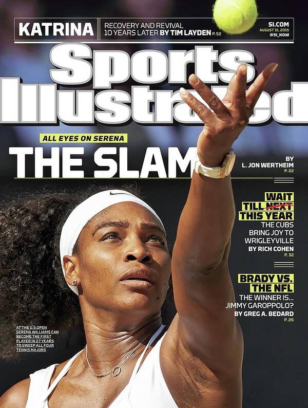 Magazine Cover Poster featuring the photograph The Slam All Eyes On Serena Sports Illustrated Cover by Sports Illustrated