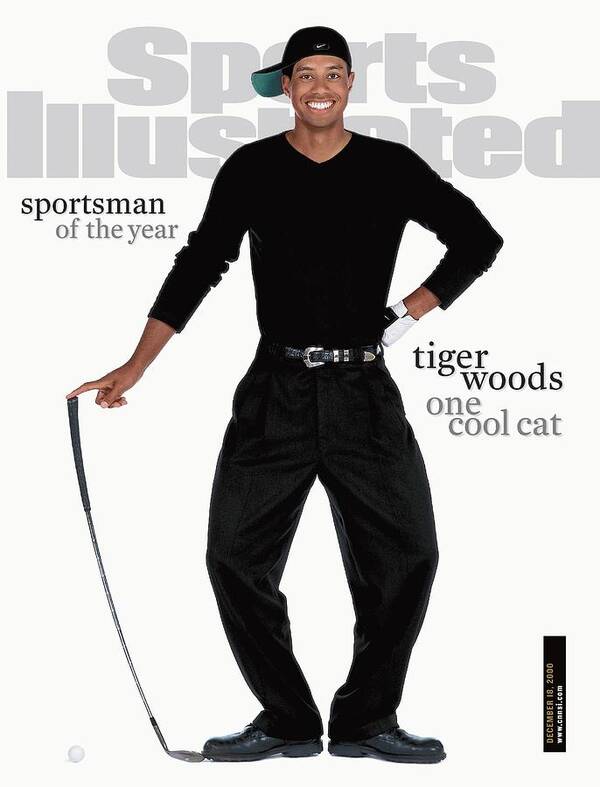 Magazine Cover Poster featuring the photograph Tiger Woods, 2000 Sportsman Of The Year Sports Illustrated Cover by Sports Illustrated