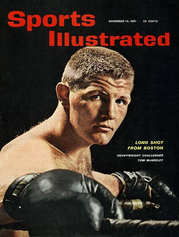 Magazine Cover Poster featuring the photograph Tom Mcneeley, Heavyweight Boxing Sports Illustrated Cover by Sports Illustrated