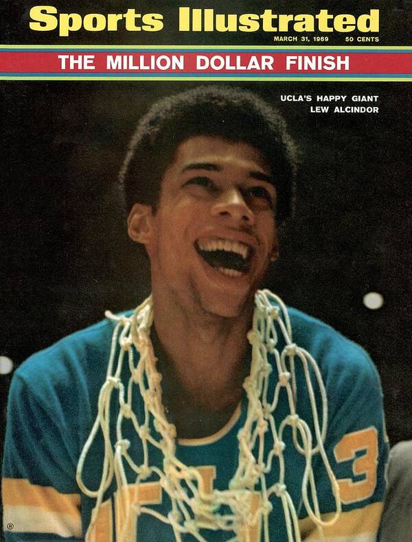 Magazine Cover Poster featuring the photograph Ucla Lew Alcindor, 1969 Ncaa National Championship Sports Illustrated Cover by Sports Illustrated