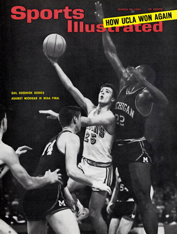 Sports Illustrated Poster featuring the photograph University Of California Los Angeles Gail Goodrich, 1965 Sports Illustrated Cover by Sports Illustrated