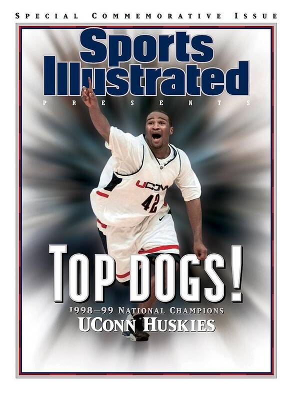 Florida Poster featuring the photograph University Of Connecticut Khalid El-amin, 1999 Ncaa Sports Illustrated Cover by Sports Illustrated
